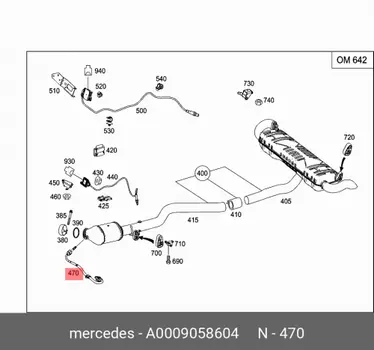 Датчик температуры b16/15 / temperature sensor A0009058604 MERCEDES-BENZ