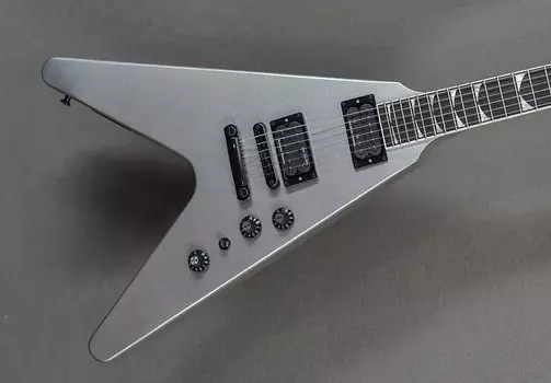 Dave Mustaine Flying V EXP — серебристый металлик Gibson Dave Mustaine Flying V EXP -