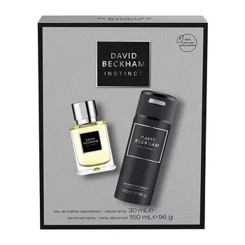 David Beckham Instinct Eau De Toilette 30ml And Deodorant 150ml Gift Set