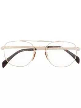 David Beckham солнцезащитные очки-пилоты, золотистый