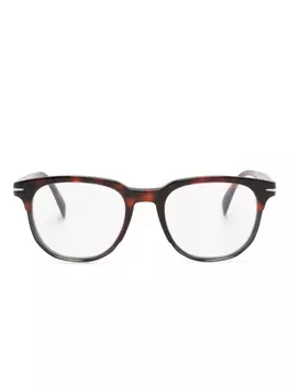 David Beckham солнцезащитные очки трапециевидной формы, коричневый