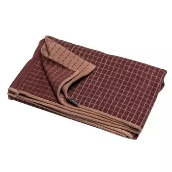 David Fussenegger Бархатное одеяло 'Karo' 135 х 200 см шоколадно-коричневого цвета, коричневый