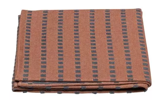 David Fussenegger Deco Одеяло 'Box' 130 x 200 см ирис - коричневый