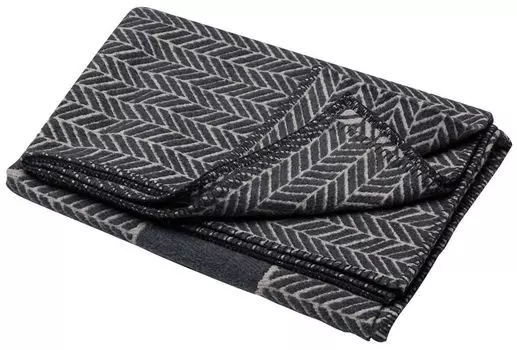 David Fussenegger Deco Плед "Олень в ёлочку" 130 x 200 см антрацит, серый