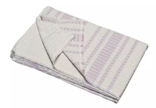 David Fussenegger Одеяло Riva 'block Stripes' 140 x 200 см светлая альта, фиолетовый