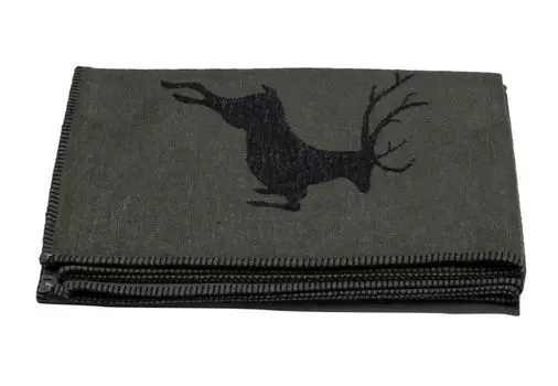 David Fussenegger Одеяло Sylt 'Deer' 140 x 200 см Army - Зеленый