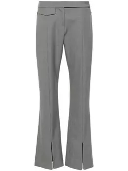 David Koma брюки строгого кроя, серый