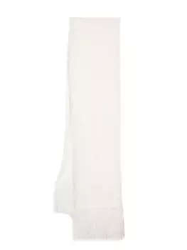 David Koma шарф с узором, белый
