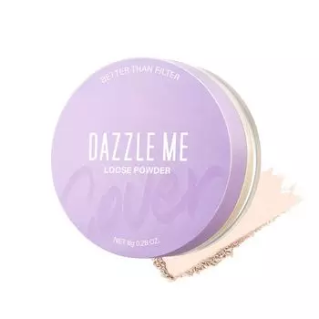 Dazzle Me Рассыпчатый порошок с фиксированной фиксацией Better Than Filter 8 г. 01 Настоящий полупрозрачный, True Translucent