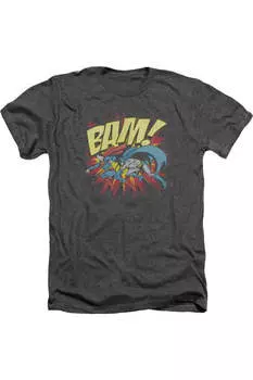 DC Comics Bam Adult Heather футболка / футболка Gildan, цвет charcoal