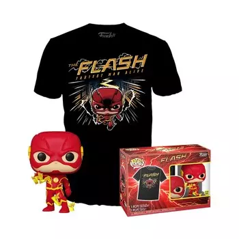 Dc Comics — Booble Head Pop N° 1097 — The Flash + футболка (M) Inna marka