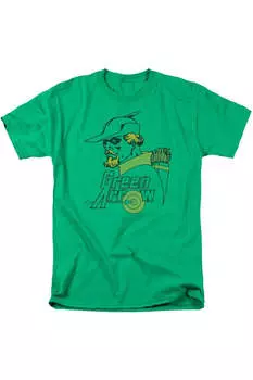 DC Comics Close Up Короткий рукав для взрослых Футболка / Футболка Gildan, цвет kelly green