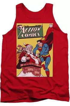 DC Comics Cover No. 105 Майка для взрослых Gildan, красный