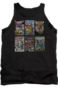 DC Comics DC Comics Covers Топ для взрослых Gildan, черный