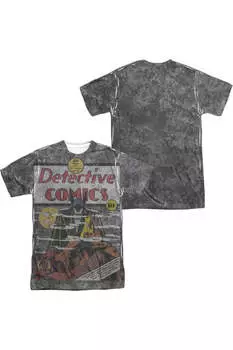 DC Comics Detective #31 Cover (принт спереди/сзади) футболка с коротким рукавом для взрослых 100% полиэстер Gildan, белый