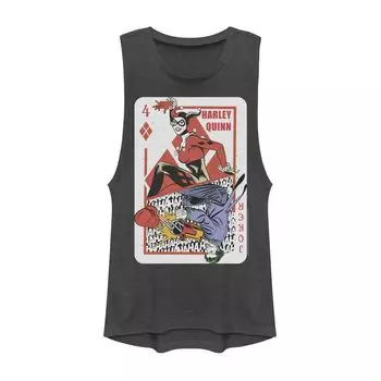 DC Comics для юниоров, Бэтмен, Джокер и Харли Квинн, игральные карты, мускулистый танк Licensed Character