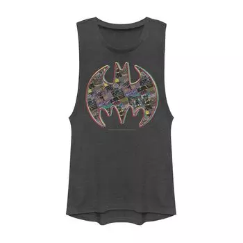 DC Comics для юниоров Бэтмен Неоновый комикс с логотипом Muscle Tank Licensed Character