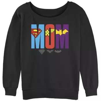 DC Comics для юниоров Mom Word Superheroes Slouchy Terry Licensed Character
