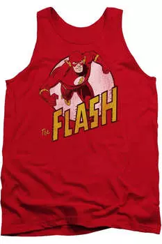 DC Comics Flash The Flash взрослый майка Gildan, красный