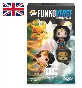 Dc Comics — Funkoverse 102, комплект из 2 штук — расширенное издание «Чудо-женщина, Великобритания» Funko POP!