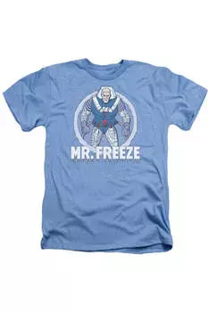 DC Comics Mr Freeze Adult Heather Tee / Футболка Gildan, светло-голубой