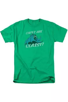 DC Comics Стильная футболка с коротким рукавом для взрослых Gildan, цвет kelly green