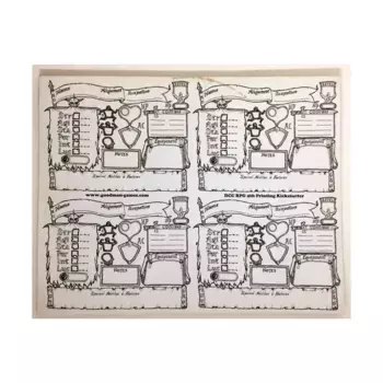 DCC RPG Character Sheet Pad (Kickstarter Edition), Dungeon Crawl Classics Role Playing Games (Goodman Games), мягкая обложка