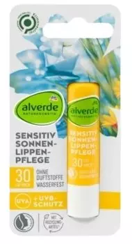 (DE) Alverde Sun, sensitiv LSF 30, губная помада, 4,8 г (ПРОДУКТ ИЗ ГЕРМАНИИ)