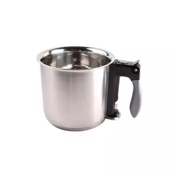 De Buyer 3437.16N, 1,5 л, Нержавеющая сталь, Нержавеющая сталь, Черный, Серый, Керамика, Газ, Индукционная, Герметичная пластина, 16 см