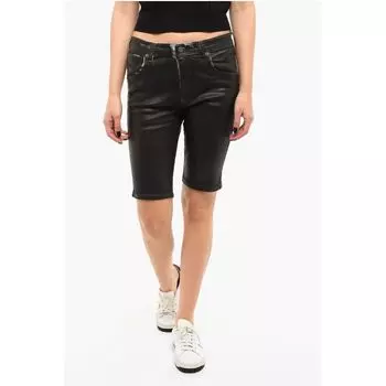 DE-GINNY Джинсовые шорты облегающего кроя Diesel, Black