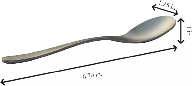 De Kulture Столовая ложка ручной работы из чистой бронзы Kansa Посуда премиум-класса класса люкс Классические полированные позолоченные утилитарные столовые приборы Пищевые столовые приборы 7,0x1,5 (LW) см De Kulture Works, Golden