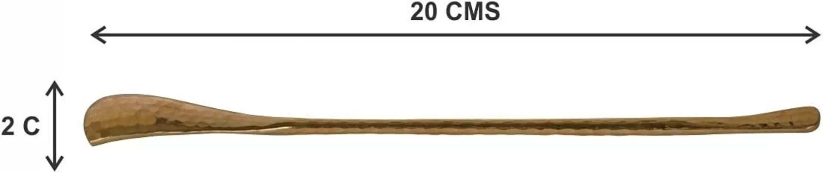 De Kulture Золотая ложка чашаку ручной работы - Чайная ложка, посуда, столовые приборы (20x2 см) De Kulture Works, Golden