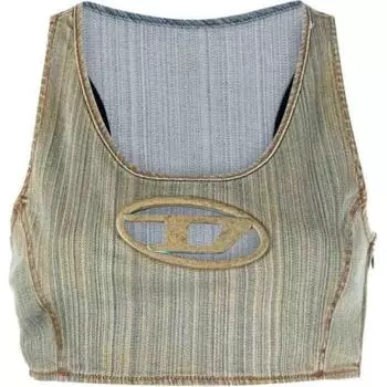 De Top Fsd Tank Top 'Denim' DIESEL, зеленый