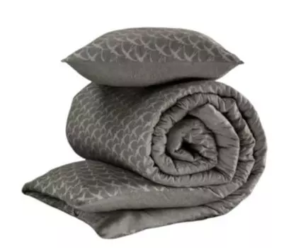 De Witte Lietaer Пододеяльник Birds240 x 220 см хлопок серый