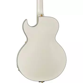 Dean Colt с гитарой Bigsby & Piezo Semi-Hollowbody, винтажный белый цвет