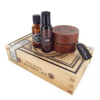 Dear Barber, Моделирующий крем Style & Go, набор для ухода, 3 шт