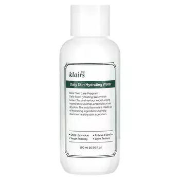 Dear, Klairs, увлажняющий тоник для ежедневного использования, 500 мл (16,90 жидк. унции)