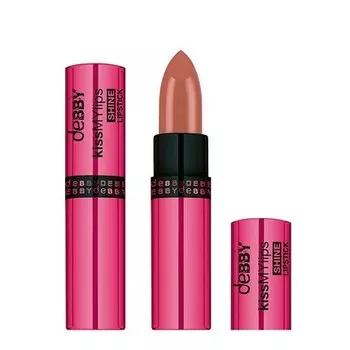 Debby Kiss My Lips Shine 01 Нюдовая помада Макияж