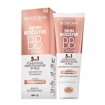 Deborah Milano BB Cream Skin Booster SPF 15 с витамином С 30 мл 04 Карамель