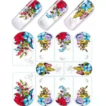 Decalcomanie Flowers Romance Beautynails