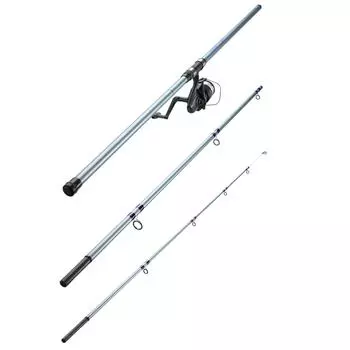 Decathlon Fishing Surfcasting Combo удочка и катушка Symbios-100 420 100-200G Caperlan, мультиколор