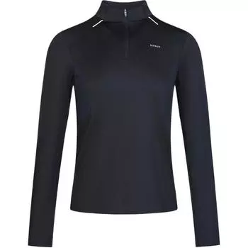 DECATHLON Футболка женская дымчато-черная