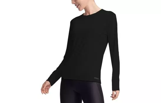 DECATHLON Футболка женская классическая черная