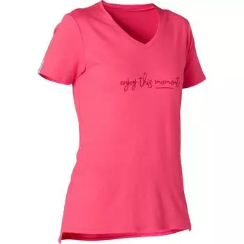 DECATHLON Футболка женская неоново-розовая