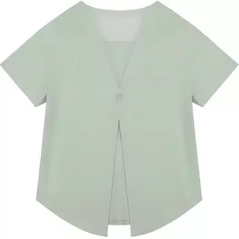 DECATHLON Футболка женская, травянисто-зеленая