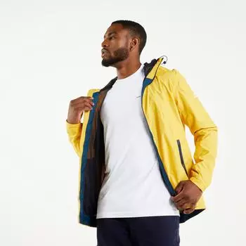 Decathlon Sailing 100 Водонепроницаемая и ветрозащитная куртка-анорак для парусного спорта Tribord, желтый