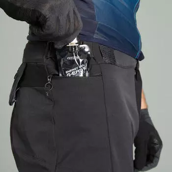 Штаны Decathlon мужские для горного велосипеда с карманом, черный