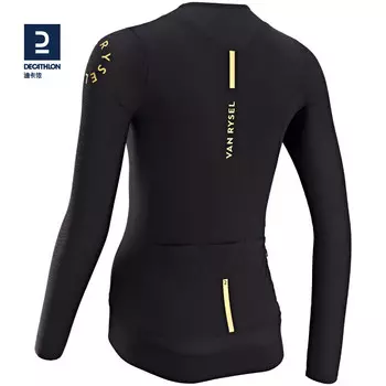 DECATHLON шоссейный велосипедный трикотаж ветрозащитный женский гоночный трикотаж Racer XS-4582297