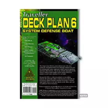 Deck Plans #6 - Dragon-Class System Defense Boat, Traveller (GURPS 1st-3rd Edition) (Steve Jackson Games), мягкая обложка