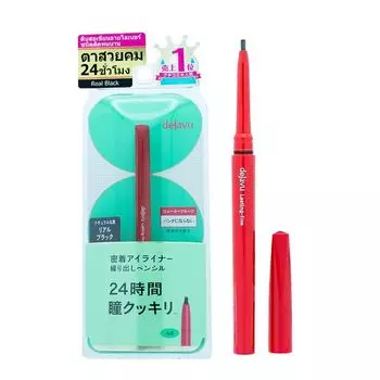 Dejavu Подводка-карандаш Lasting-fine E Pencil Liner 0,14 г. 2 настоящих черных, Real Black